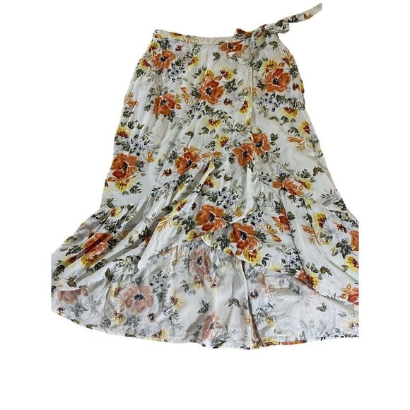 Torrid Women's Floral Maxi Challis Wrap Skirt - 1XL - Picture 2 of 10